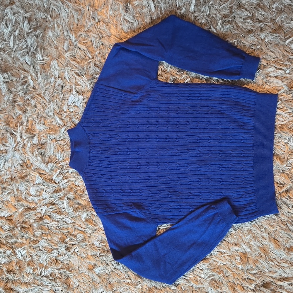 Vintage Tabi International wool cable knit sweater